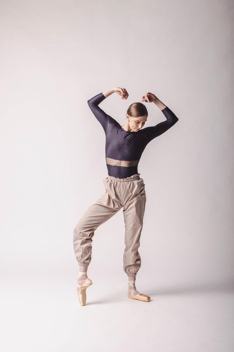 Beige Trash bag Pants By WorldWide Ballet